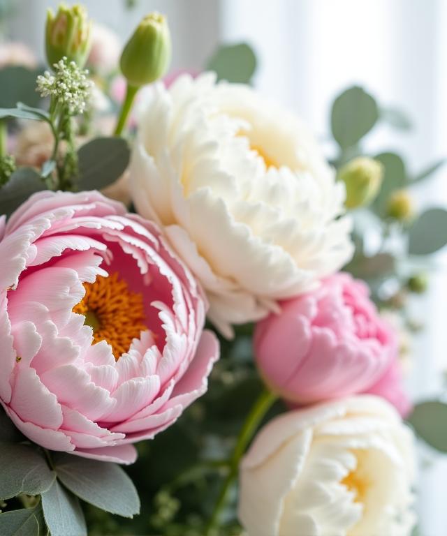 Lussuoso bouquet di fiori freschi stagionali